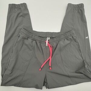 Fabletics Women Gray The One Jogger Pants Nylon Spandex Activewear Athleisure XL